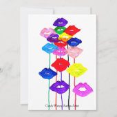 Süßigkeit wässert Autismus-Künstler Einladung (Vorderseite)