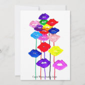 Süßigkeit wässert Autismus-Künstler Einladung (Rückseite)