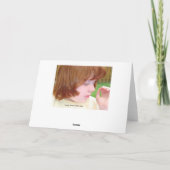 Süßigkeit wässert Autismus-Künstler Karte (Rückseite)