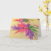 Süßigkeit wässert Autismus-Künstler Karte (Gelbe Blume)