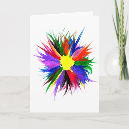 Süßigkeit wässert Autismus-Künstler Karte (Vorderseite)