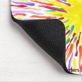 Süßigkeit wässert Autismus-Künstler Mousepad (Ecke)