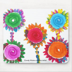 Süßigkeit wässert Autismus-Künstler Mousepad