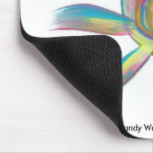 Süßigkeit wässert Autismus-Künstler Mousepad (Ecke)