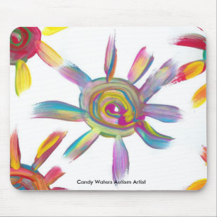 Süßigkeit wässert Autismus-Künstler Mousepad