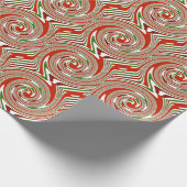 Süßigkeit wirbeln geschenkpapier (Ecke)