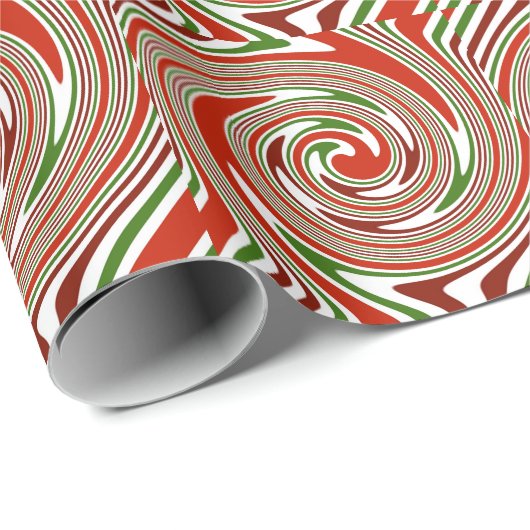 Süßigkeit wirbeln geschenkpapier (Rolleneckpunkt)