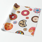 SÜSSIGKEITEN 1 GESCHENKPAPIER (Ungerollt)