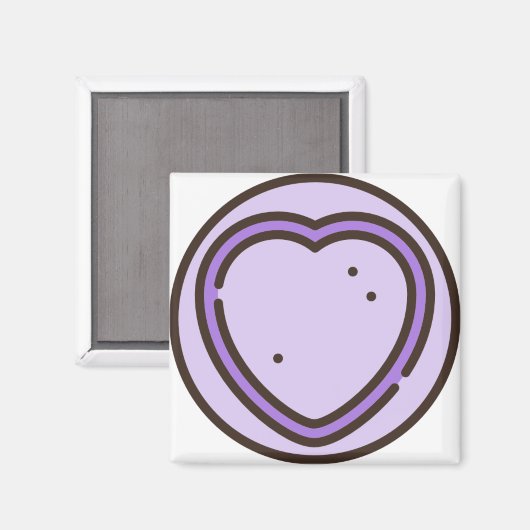 Süßigkeiten 1 magnet (Vorderseite/Rückseite)