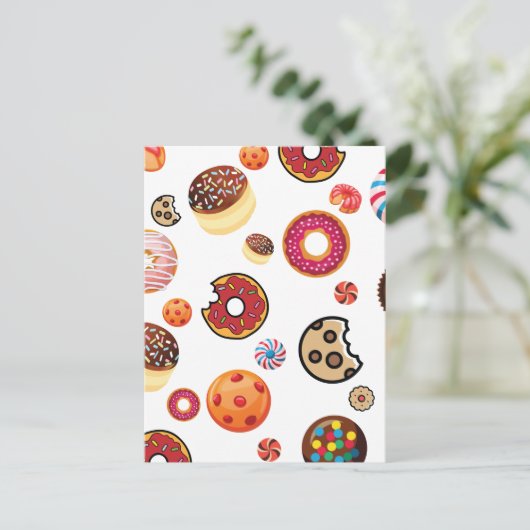 SÜSSIGKEITEN 1 POSTKARTE (Stehend Vorderseite)