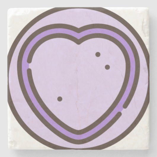 Süßigkeiten 1 steinuntersetzer (Vorderseite)