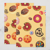 SÜSSIGKEITEN 2 DANKESKARTE (Vorne/Hinten)