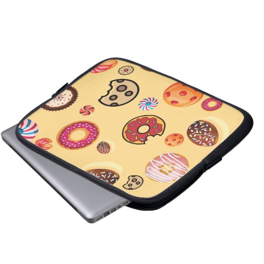 SÜSSIGKEITEN 2 LAPTOPSCHUTZHÜLLE (Vorne Knopf)