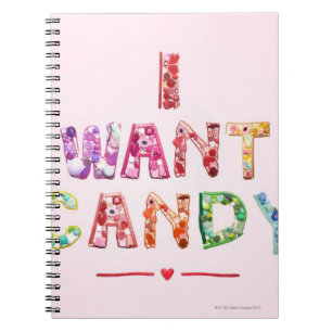 Süßigkeiten 2 notizblock