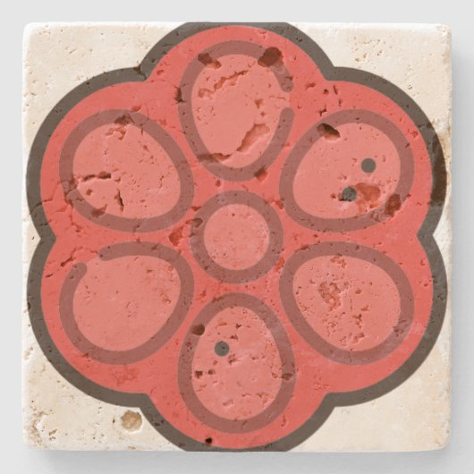 Süßigkeiten 2 steinuntersetzer (Vorderseite)