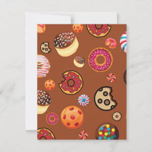 SÜSSIGKEITEN 3 MITTEILUNGSKARTE