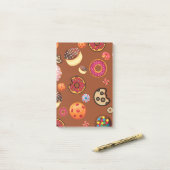 SÜSSIGKEITEN 3 POST-IT KLEBEZETTEL (Auf Schreibtisch)