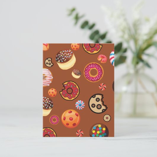 SÜSSIGKEITEN 3 POSTKARTE (Stehend Vorderseite)