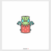 Süßigkeiten 4 aufkleber (Blatt)