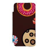 SÜSSIGKEITEN 4 INCIPIO iPhone Geldbeutel-Hülle (Folio Vorderseite)