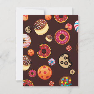 SÜSSIGKEITEN 4 MITTEILUNGSKARTE