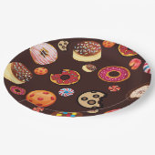 SÜSSIGKEITEN 4 PAPPTELLER (Schrägansicht)