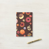 SÜSSIGKEITEN 4 POST-IT KLEBEZETTEL (Auf Schreibtisch)