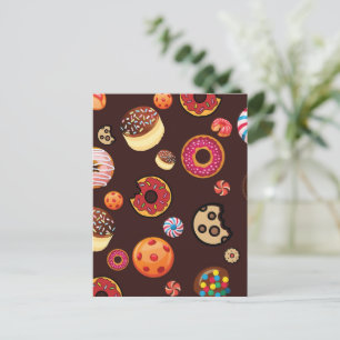 SÜSSIGKEITEN 4 POSTKARTE