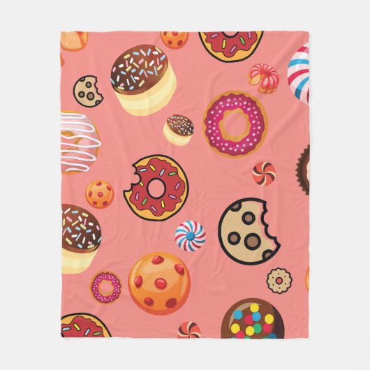 SÜSSIGKEITEN 5 FLEECEDECKE (Vorderseite)