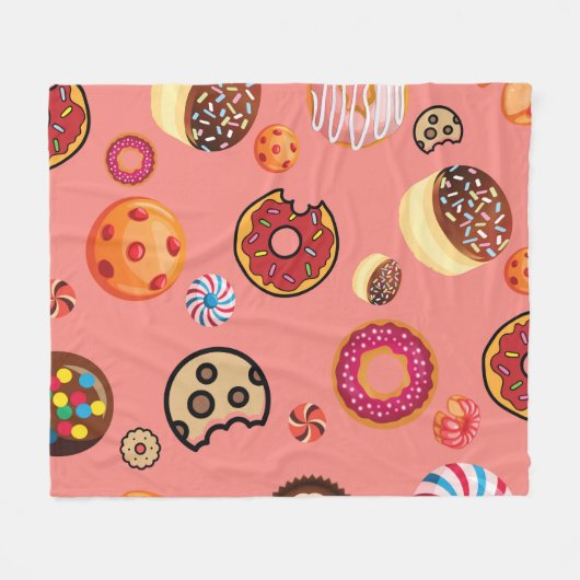 SÜSSIGKEITEN 5 FLEECEDECKE (Vorderseite (Horizontal))