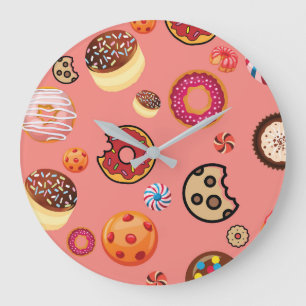 SÜSSIGKEITEN 5 GROßE WANDUHR