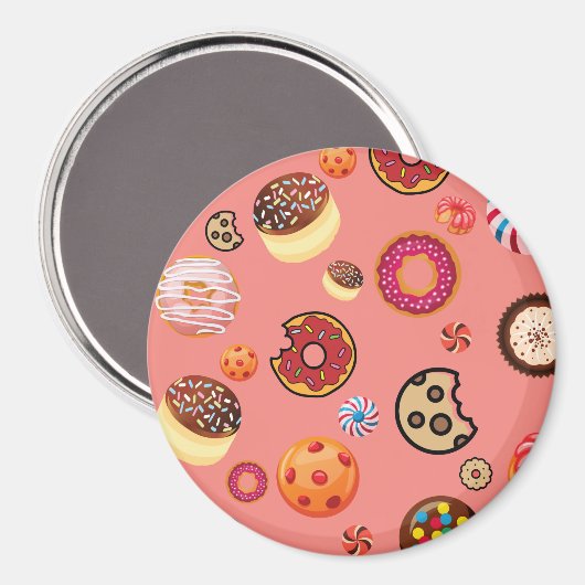 SÜSSIGKEITEN 5 MAGNET (Vorderseite/Rückseite)