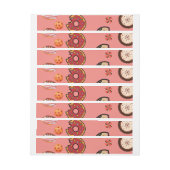 SÜSSIGKEITEN 5 Rundum-Adressaufkleber (Bogen)