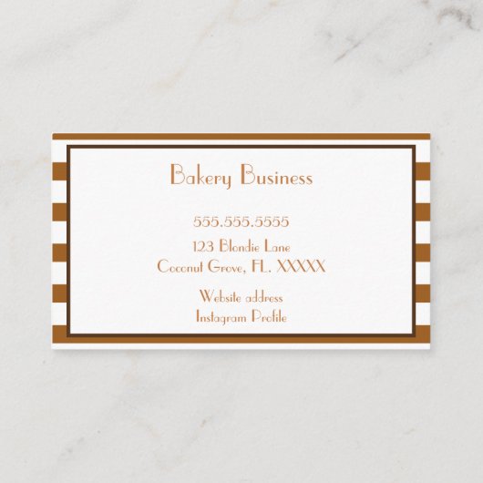 Süßigkeiten aus Brownie und Süßwaren Treuekarte (Rückseite)