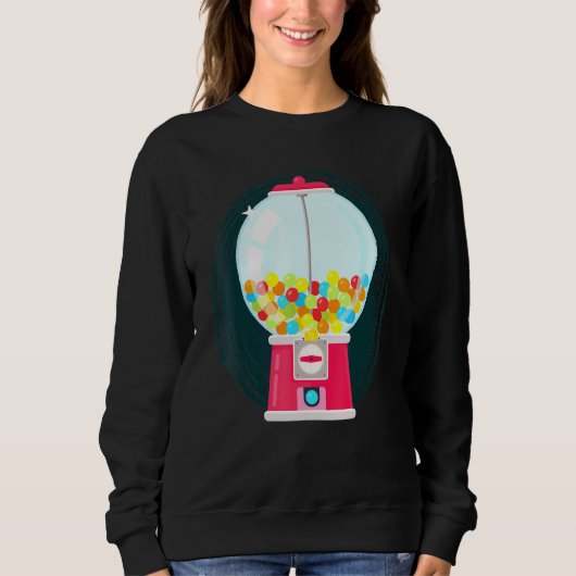 Süßigkeiten aus Gumball-Maschinen, Süßwaren Sweatshirt (Vorderseite)
