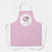 Süßigkeiten Bäckerei Pink Schürze (Vorderseite)