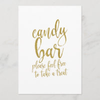 Süßigkeiten Bar Gold Glitter Günstiges Hochzeitssc