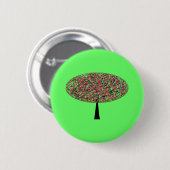 Süßigkeiten-Bohnen-Baum Button (Vorne & Hinten)