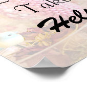 Süßigkeiten Buffet Hochzeit oder Babydusche Schild (Ecke)