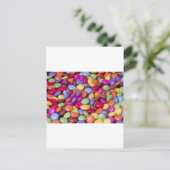 Süßigkeiten Candy Postkarte (Stehend Vorderseite)