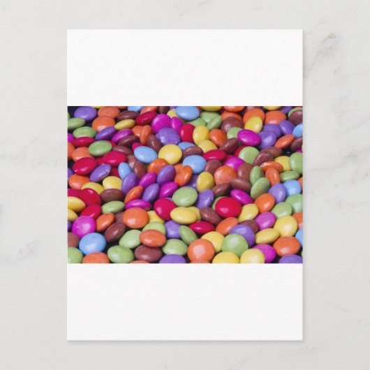 Süßigkeiten Candy Postkarte (Vorderseite)