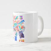 Süßigkeiten-Collage Jumbo-Tasse (Vorderseite Rechts)