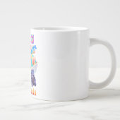 Süßigkeiten-Collage Jumbo-Tasse (Rechts)