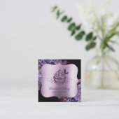 Süßigkeiten Cupcake Bäckerei - Falconeria Locarno Quadratische Visitenkarte (Stehend Vorderseite)