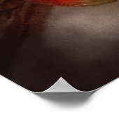 Süßigkeiten - Cupcake - Rotsamt-Kuchen Poster (Ecke)