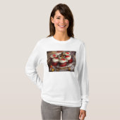 Süßigkeiten - Cupcake - Rotsamt-Kuchen T-Shirt (Vorne ganz)