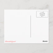 Süßigkeiten der Liebe des Auges Postkarte (Rückseite)