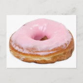 Süßigkeiten Dessert Futter Rosa Mattiert Donut Postkarte (Vorderseite)
