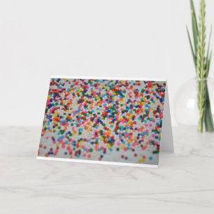 Süßigkeiten Dessert Regenbogen Muster Kuchen Cupca Karte
