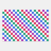 Süßigkeiten-Diagonal-Kontrollmuster Geschenkpapier Set (Vorderseite 3)